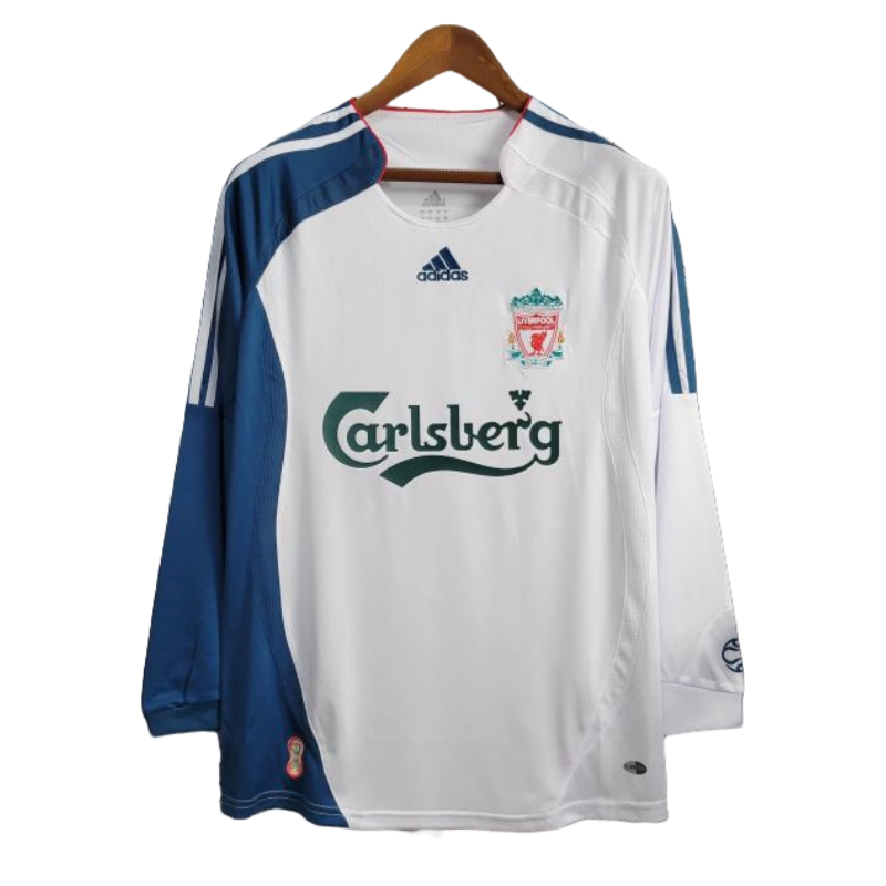 024c63d0f5 Liverpool Retro Long Sleeve Jersey Third Away Shirt 2006-07 - Image 1
