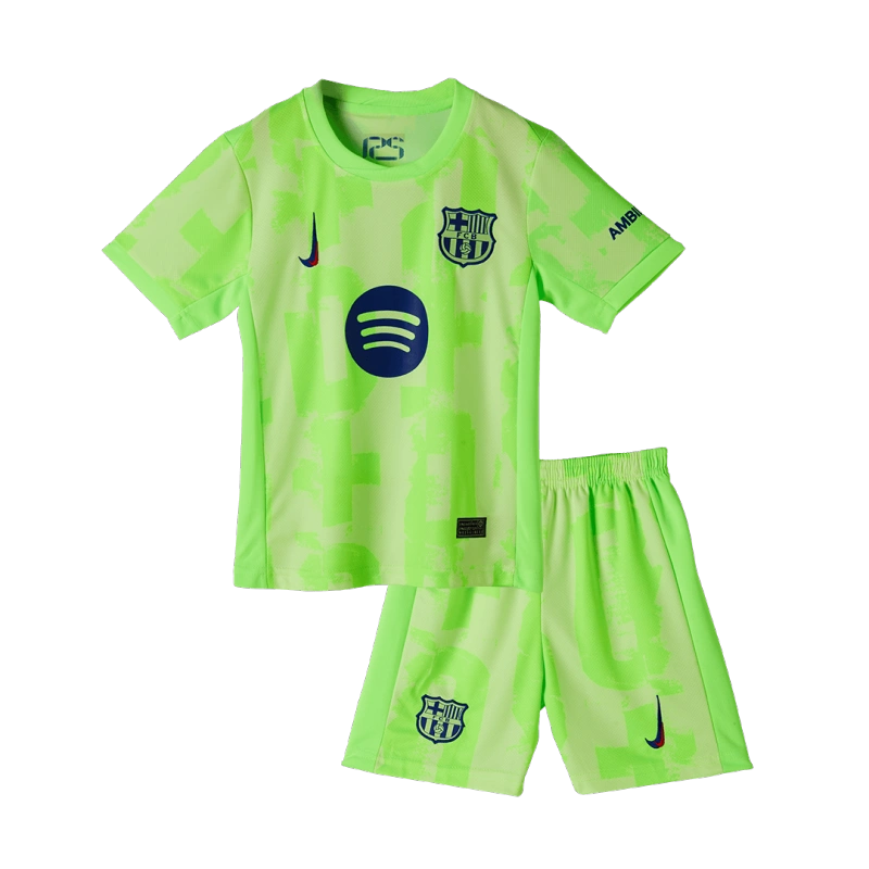 09983c2eb8 24-25 Kids Barcelona Third Kit(Jersey+Short) Without Spofity Text - Image 1