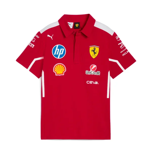 Puma Men F1 Scuderia Ferrari 2025 Team Polo Shirt
