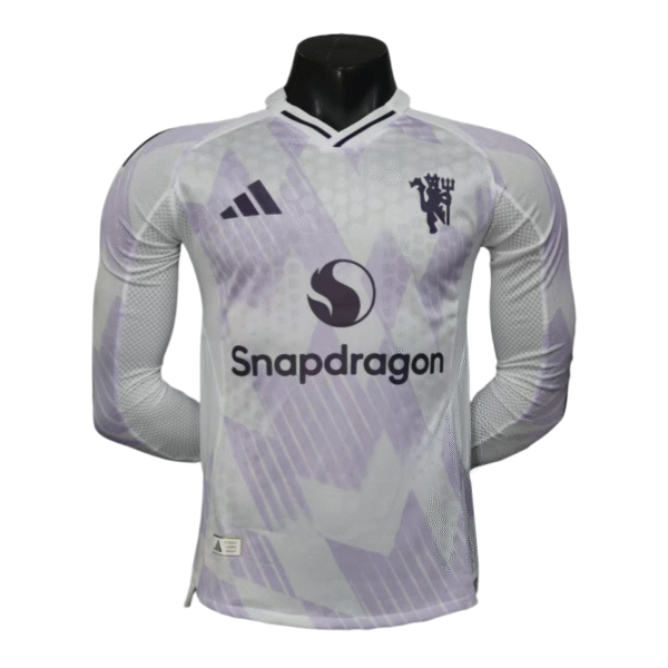 Manchester United Away Long sleeve Football shirt 2025-2026 Player Version