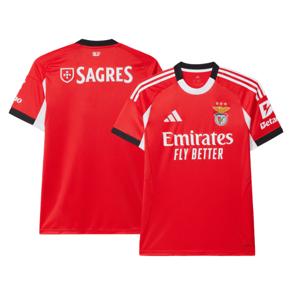 Benfica Soccer Jersey Home Shirt 2025-26