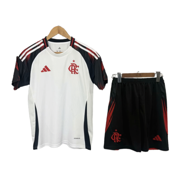 25-26 Flamengo Away Kids Soccer Shirt Kit Fan Version
