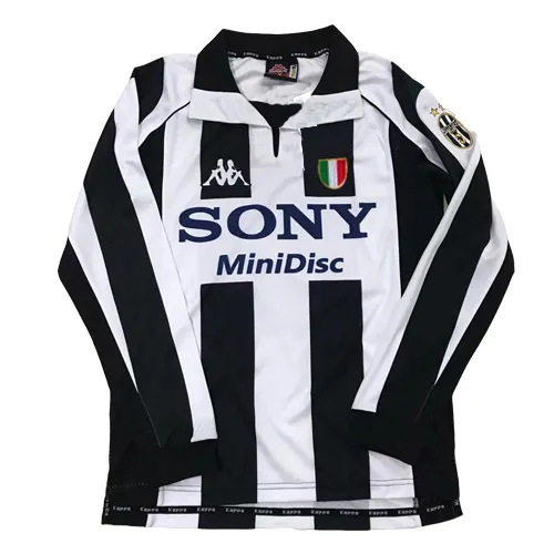 1997-98  Juventus Retro Jersey Home Long Sleeve Replica