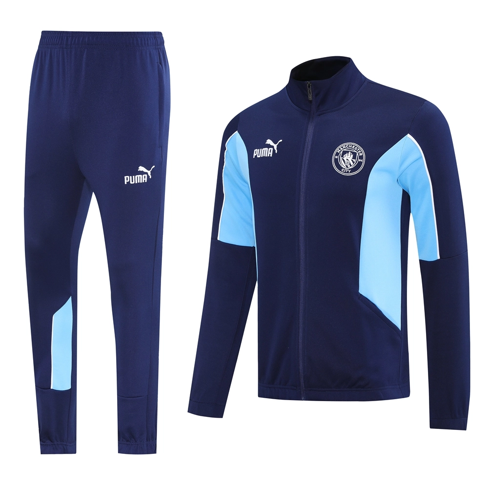 31754890659000-152130b225-14-4 Manchester City Training Kit (jacket+Pants) Royal blue 2025-26 - Image 1