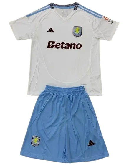 57ac077da2 Kids Aston Villa Away Kits(Jersey+Shorts) 24/25 - Image 1