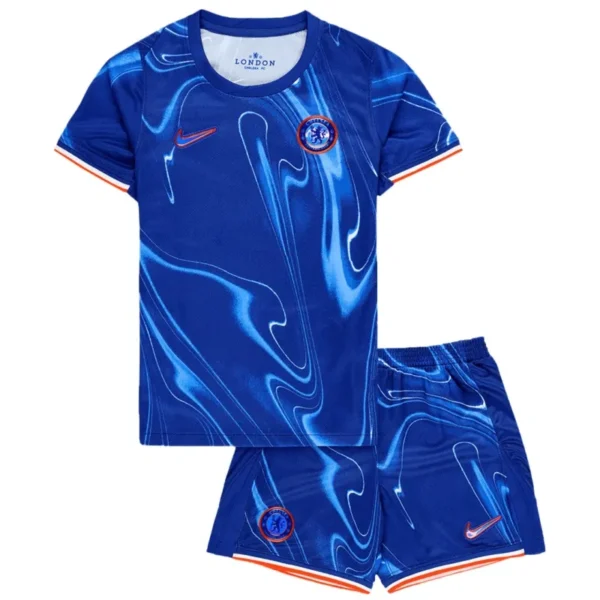 2024-25 Kids Chelsea Home Kits Jersey+Shorts