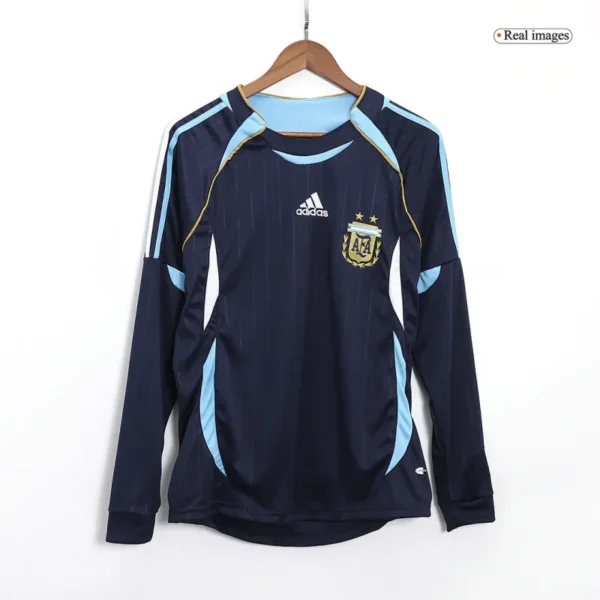 Retro Argentina Away Long Sleeve Jersey 2006