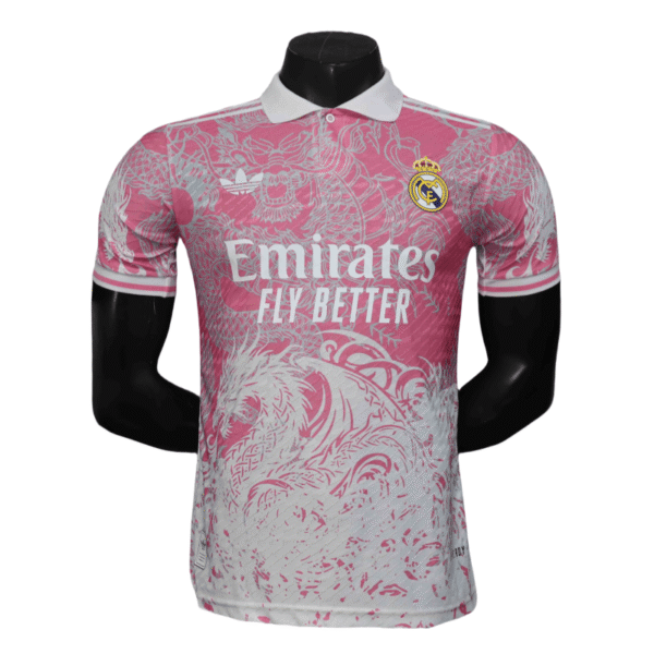 25-26 Real Madrid Pink Dragon Player Special Edition Football Shirt