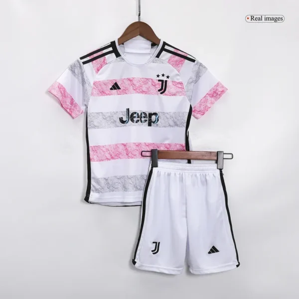 2023-24  Kids Juventus Away Kit Jersey+Short