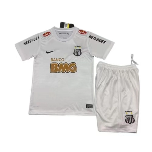 Santos FC Retro Kids Kits Jersey Home 2012-13