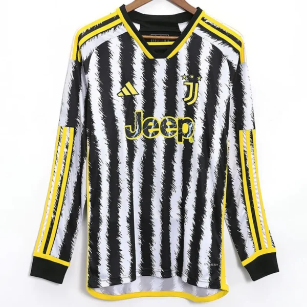 2023-24  Juventus Home Long Sleeve Jersey