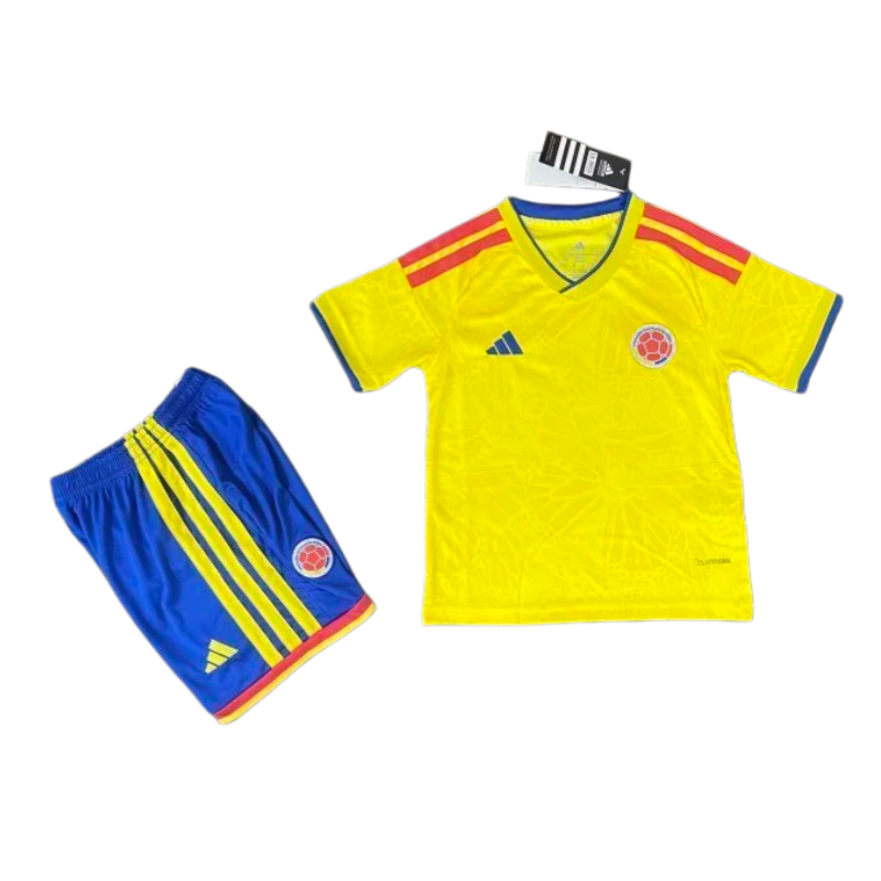 Colombia World Cup 2026 Home Kids Kit & Jersey + Shorts