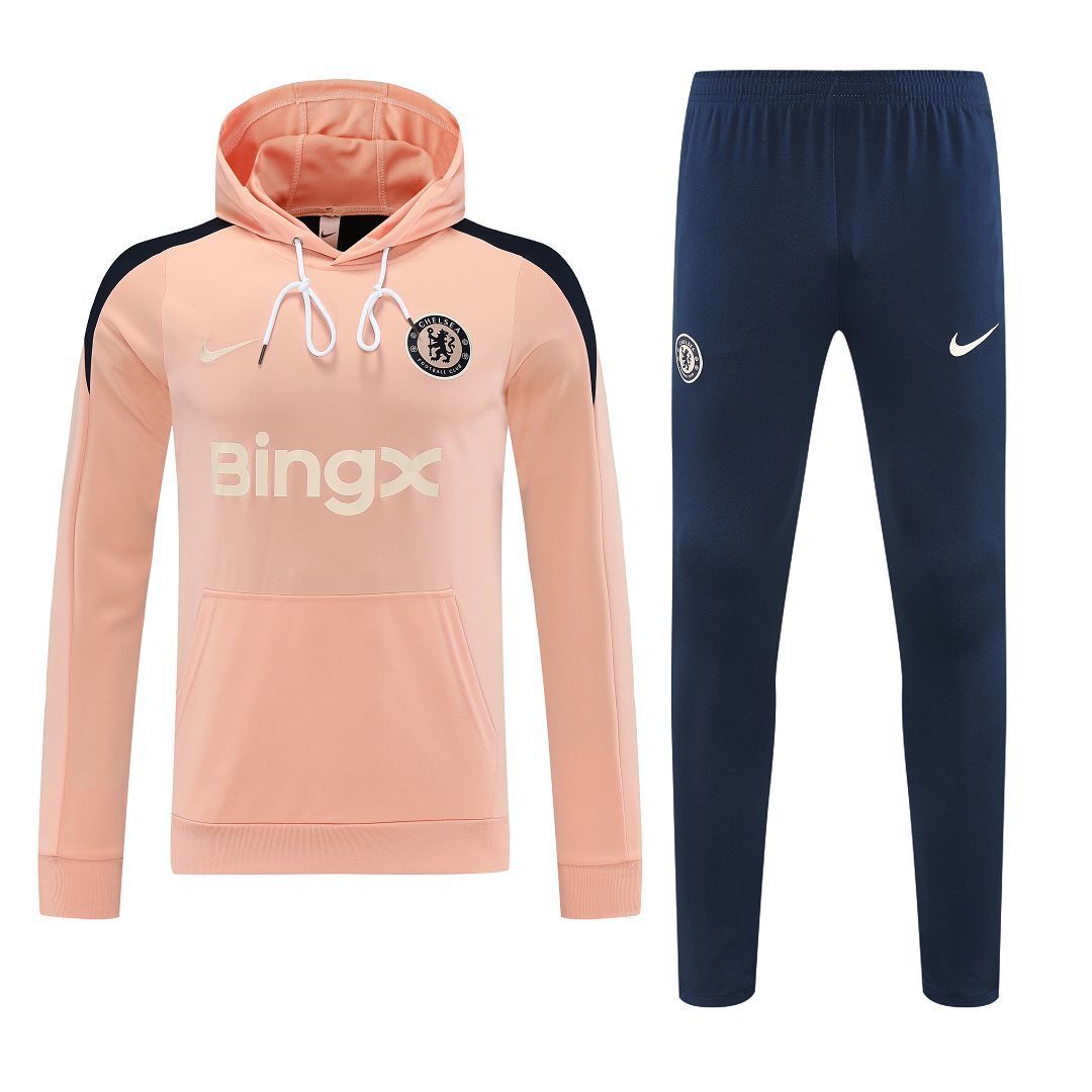 Chelsea Hoodie Training Kit (Sweatshirt+Pants) Orange 2025-26