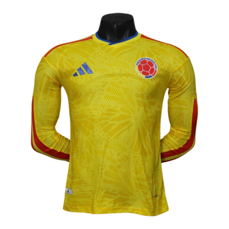 2026 Colombian World cup Home Long Sleeve football jersey Player edition