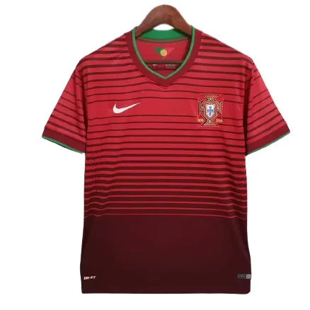 2014 Portugal Retro Jersey Home World Cup