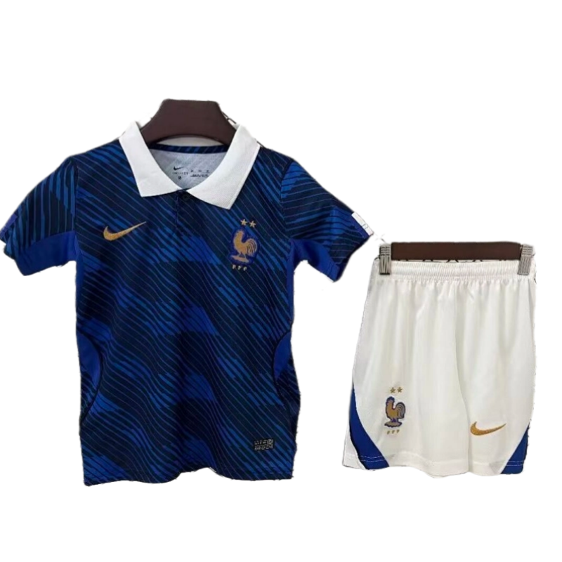 2026 World Cup France Home Kids Football jersey Kit Fan Edition