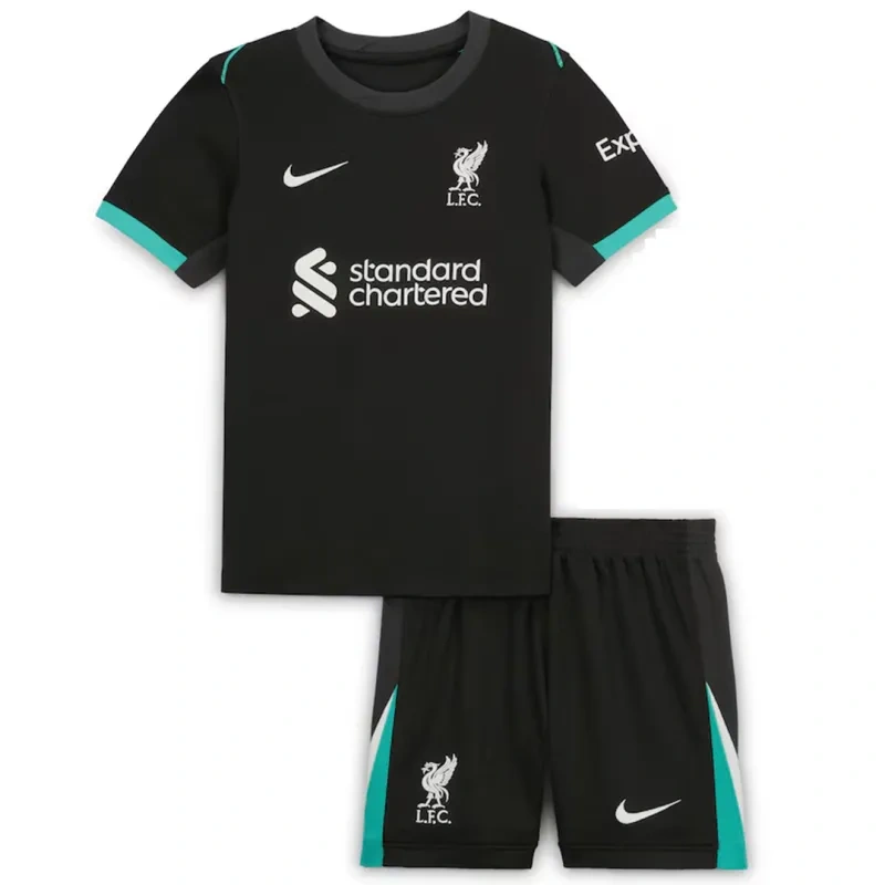 24-25 Liverpool Away Kids Kits Youth Apparels Football Jersey
