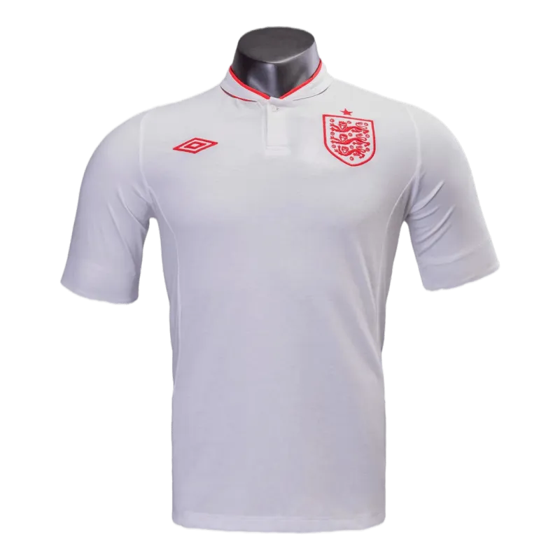 2012 England Retro Soccer Jersey Home Replica