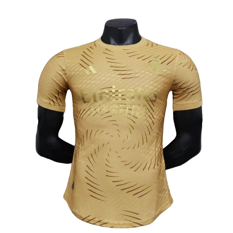 23-24 Real Madrid Gold Special Edition Football Jersey