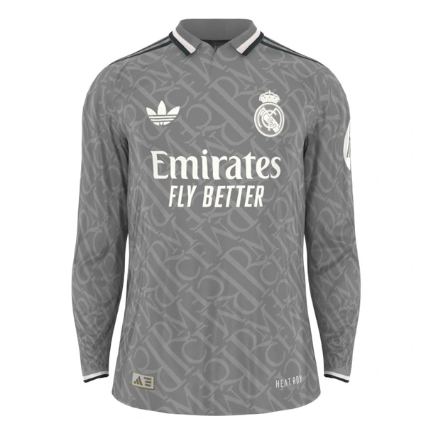 24-25 Real Madrid Third Away Soccer Jersey Long Sleeve