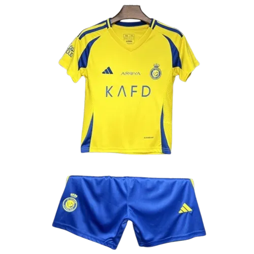 Kids Al Nassr Home Kit Jersey+Shorts 2024-25