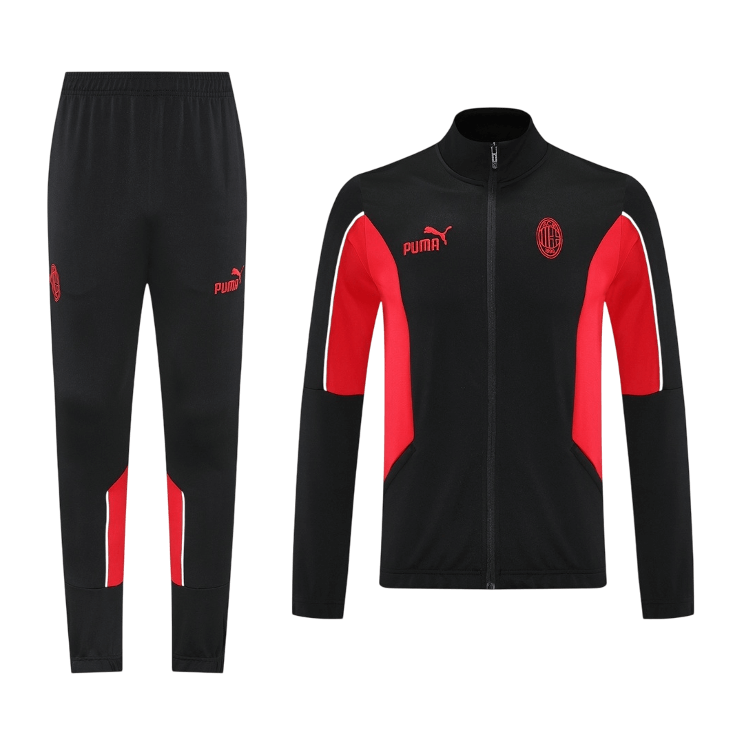 2025-26 AC Milan Black&Red Training Football Long Track suits
